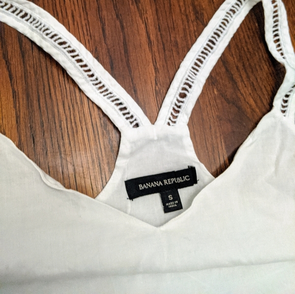 Banana Republic sz S white top - Picture 5 of 7